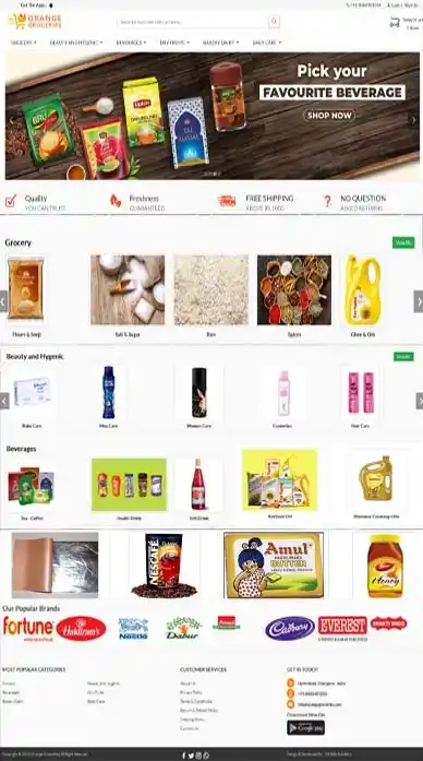 ecommerce Grocery Project