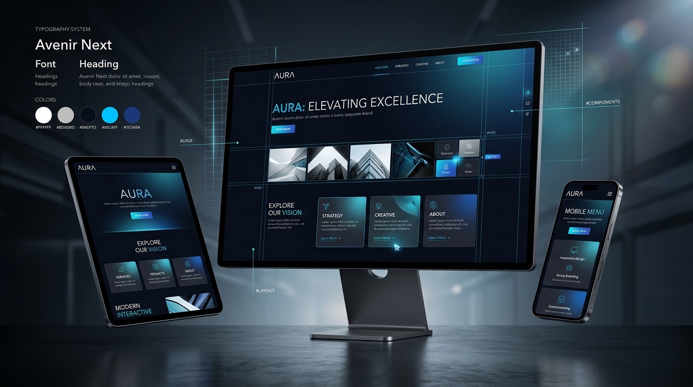 Responsive Website Design Multi-Device Architecture Showcase