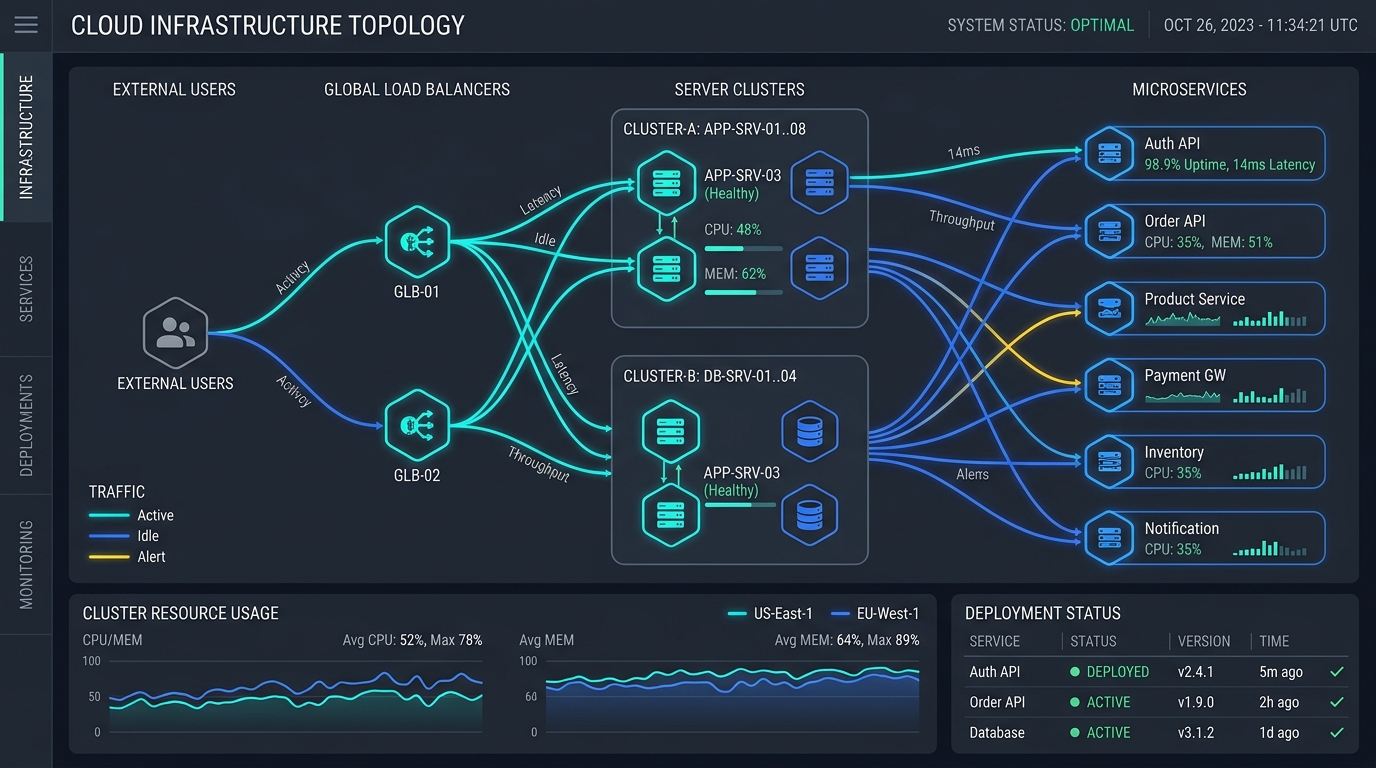 Enterprise Cloud Infrastructure Topology