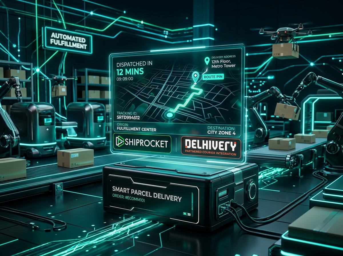 Automated Courier Dispatch and Shiprocket Delhivery Integration